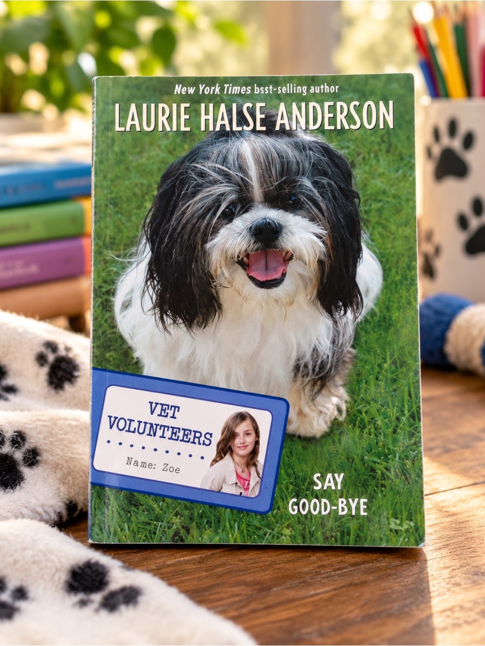 Vet Volunteers: Say Good-Bye by Laurie Halse Anderson Middle Grade Fiction Novel